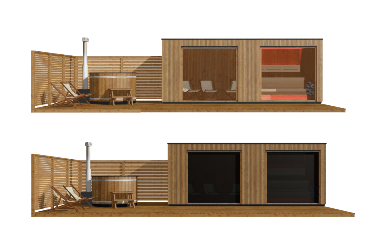 Modułowy zestaw wellness Vingberg Scandit Garden Oasis